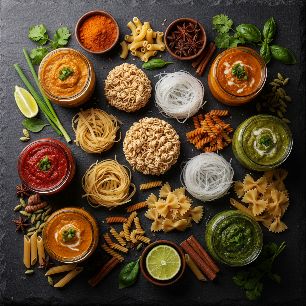 Noodles Pasta & Sauces