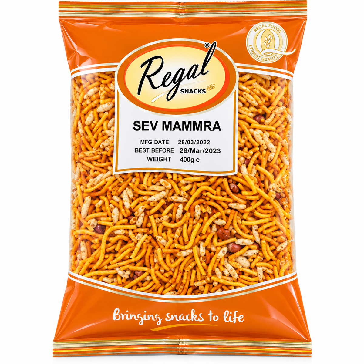 Regal Sev Mamra, crunchy puffed rice and sev snack mixture
