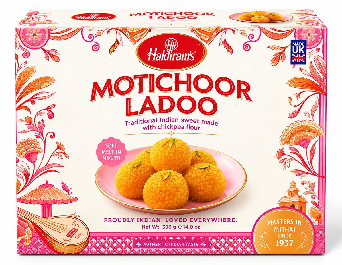 Haldiram’s Motichoor Ladoo, traditional Indian sweet from Curry Kart