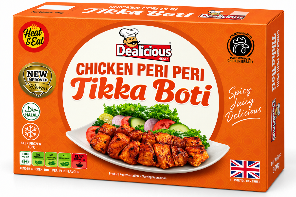Dealicious Mealz Peri Peri Chicken Tikka Boti