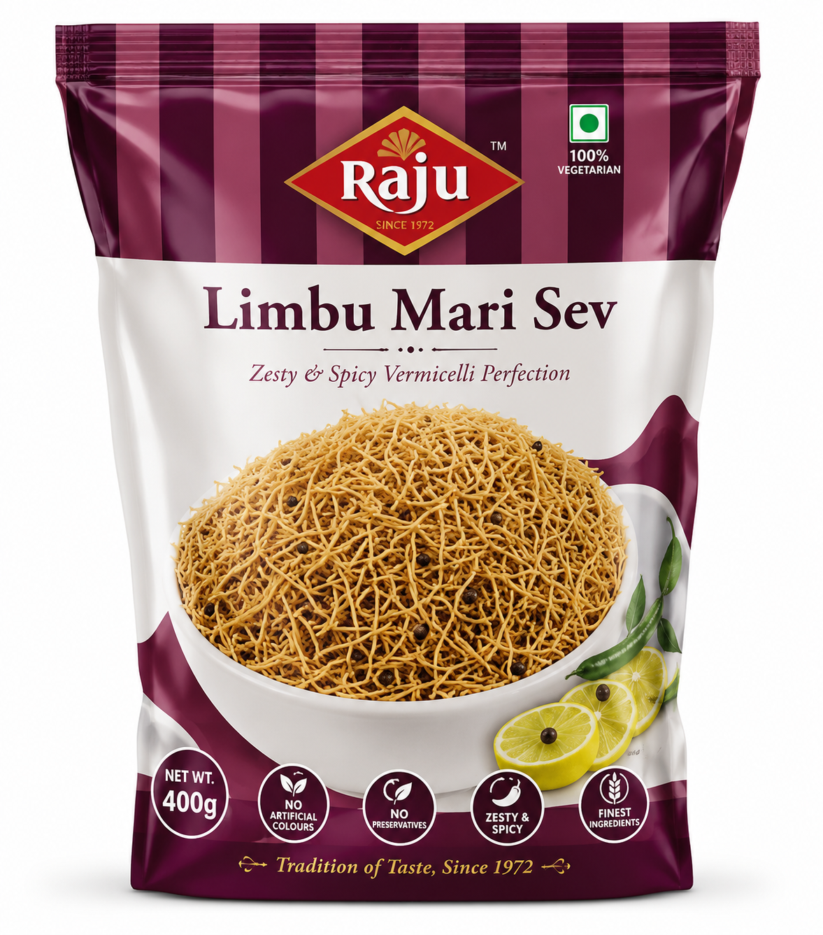 Raju Namkeen Limbu Mari Sev