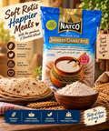 Natco Sharbati Chakki Atta 10kg – Premium Whole Wheat Flour