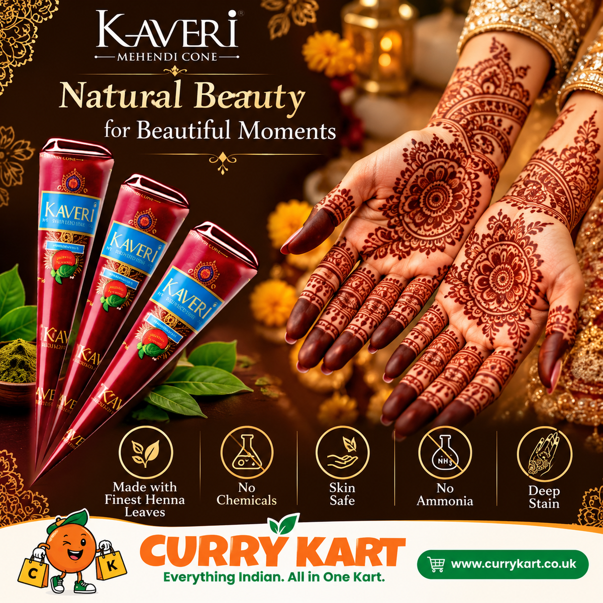 Kaveri Mehndi Cones - Heena Cones