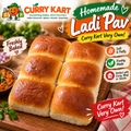 Homemade Ladi Pav | Freshly Baked, Soft & Fluffy Indian Bread Rolls | Pack of 6