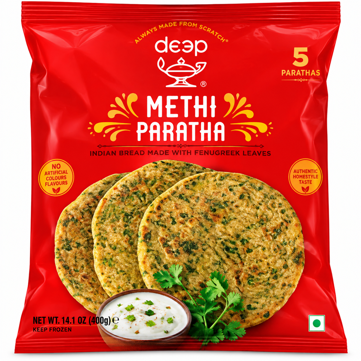 Deep Methi Paratha