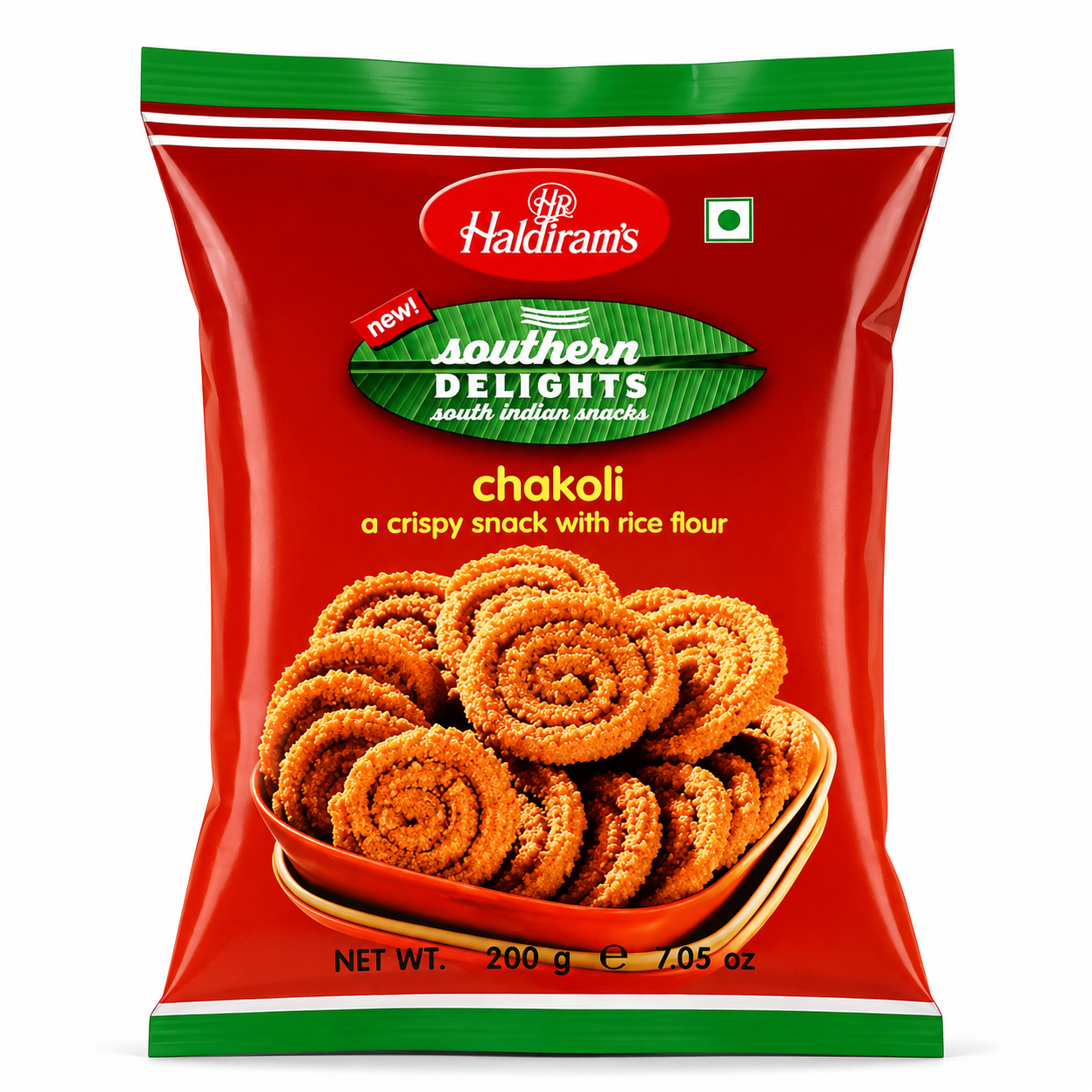 Haldiram's Chakoli (Crispy Snack With Rice Flour)
