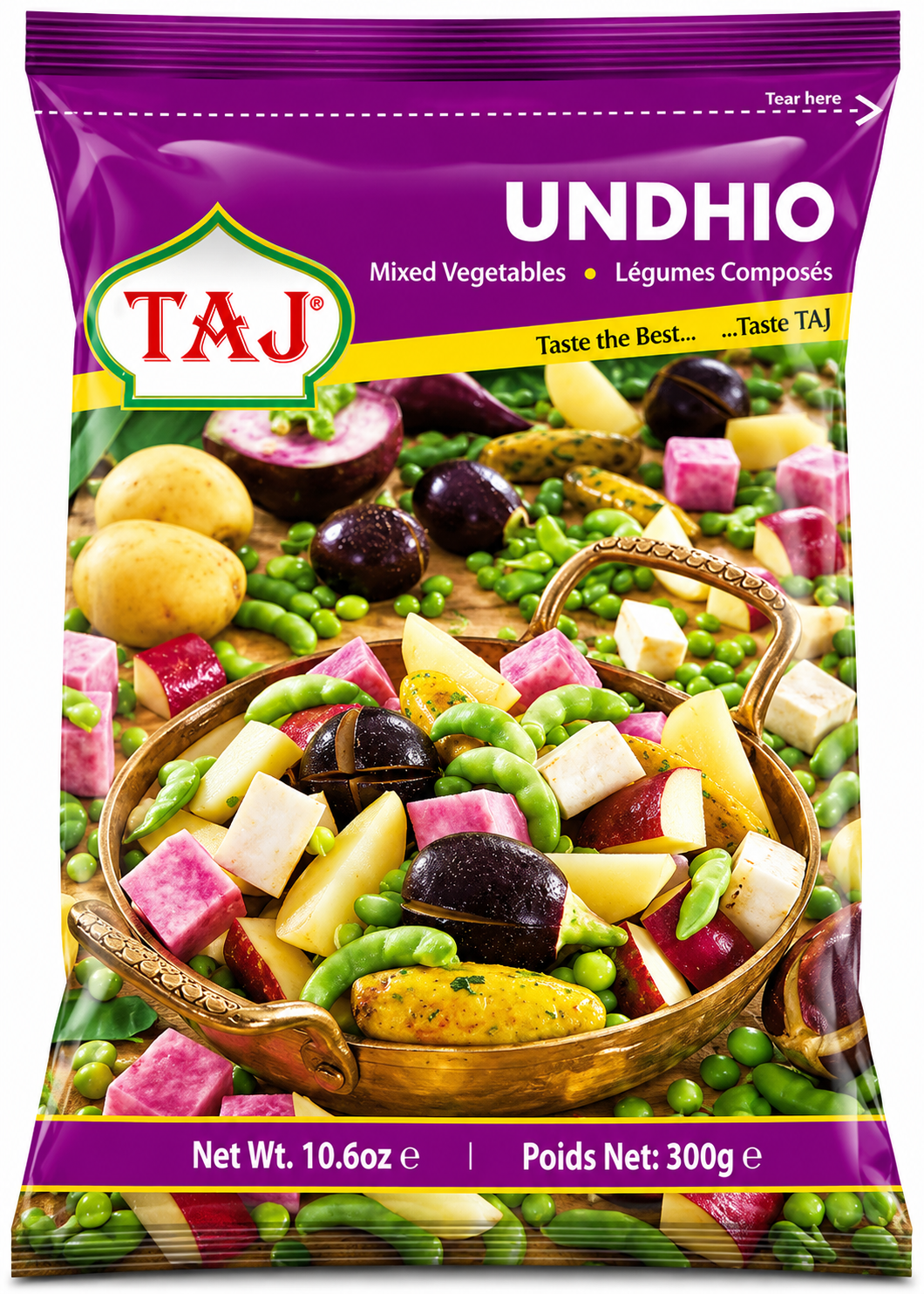 Taj Undhio (Mixed Vegetables Legumes Composes)