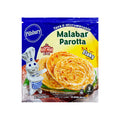 Pillsbury Malabar Porotta, flaky layered Kerala-style frozen paratha for South Indian curries from Curry Kart
