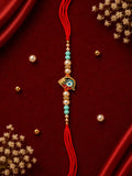 Nazar Evil Eye & Peacock Meenakari Rakhi 18