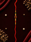 Premium Rudraksha Rakhi 26