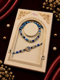Meenakari Blue Rakhi 1 (Set of 2)
