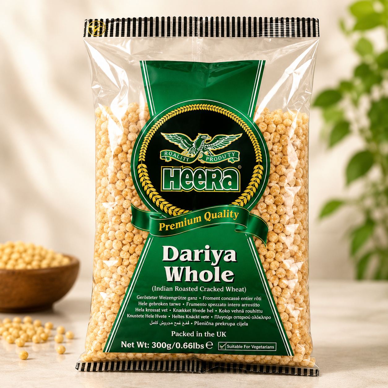 Heera  Daria Whole Roasted - (Huskless Roasted Chickpeas)