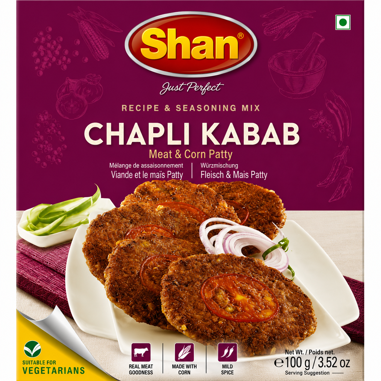 Shan Chapli Kebab Mix