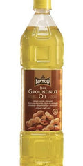 Natco Pure Groundnut Oil bottle, premium peanut cooking oil for deep frying and curries