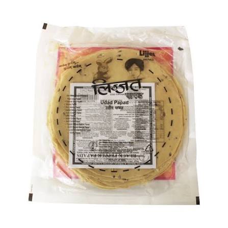 Lijjat Udad Papad (Black Pepper)