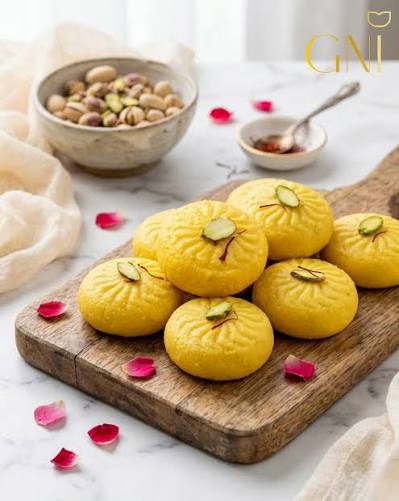 Kesar Peda (Saffron Indian Sweet)