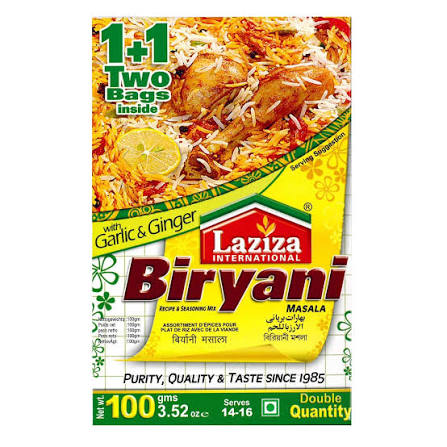Laziza Bombay Biryani Masala