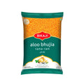 Bikaji Aloo Bhujia Tana-Tan spicy potato noodle snack in green packaging