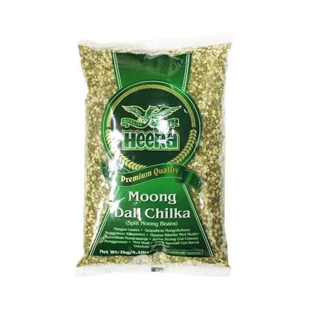 Heera Moong Dal (Chilika) - Split Green Moong with Skin