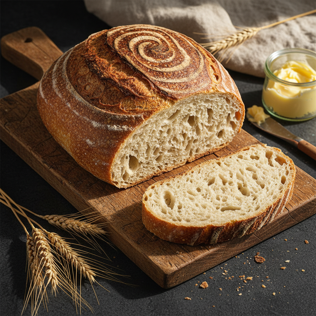 Organic Sourdough Bread Loaf